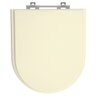 Assento Laqueado Duomo Plus Creme Tampa para Vaso Deca Mdf - 1