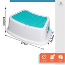 Ver imagem 2 de Kit Completo Desfralde Redutor Azul Assento Vaso Sanitário e Degrau Banquinho Crescidinho Patrulha C