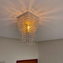 Ver imagem 1 de Lustre Pendente Luminária Cristal Acrílico de Alto Brilho, 17x24. Reflezzo Lustres e Decoração.