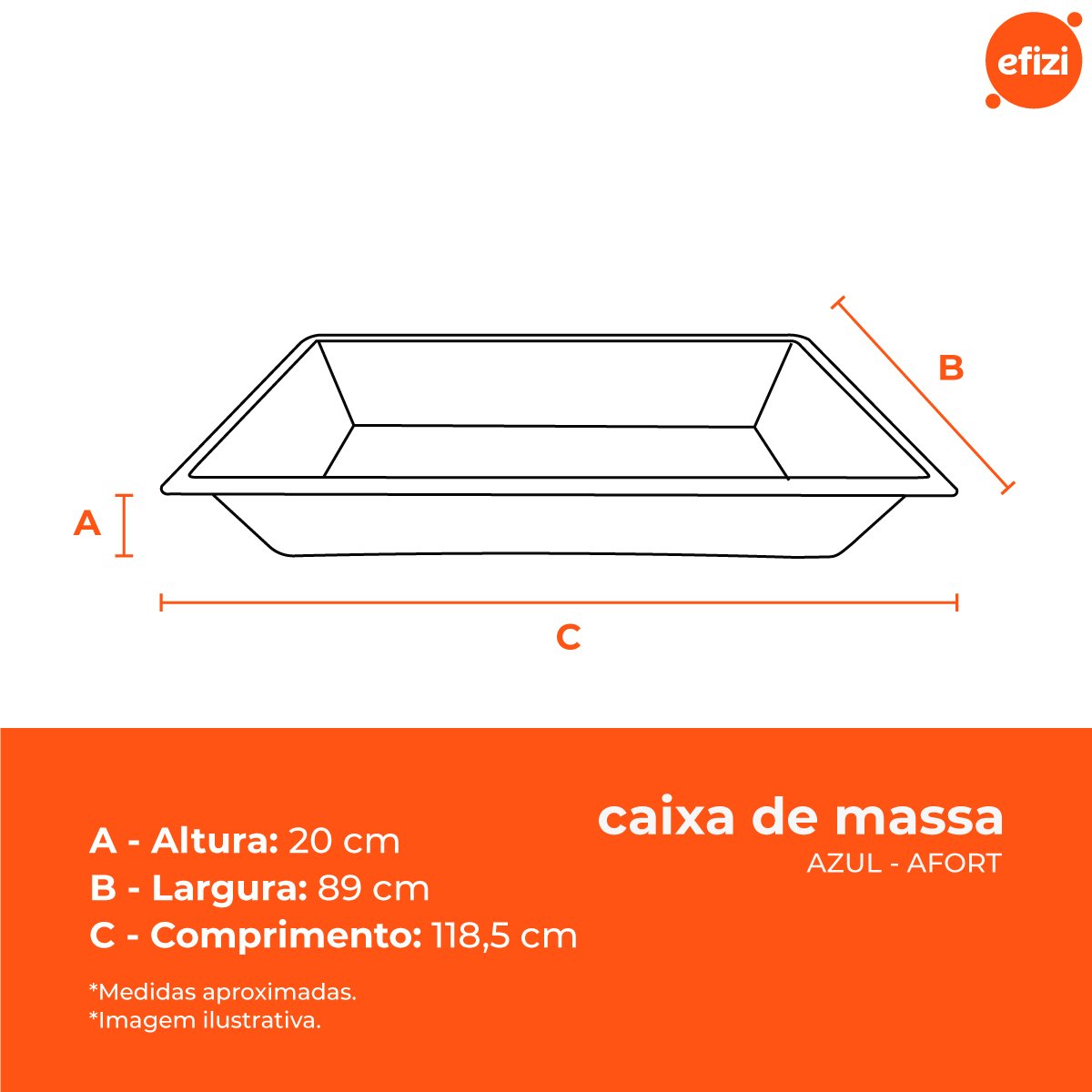 Caixa de Massa 160 Litros Afort - 3