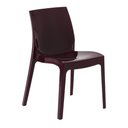 Ver imagem 1 de Cadeira Tramontina Alice Vermelho Garnet Brilho em Polipropileno