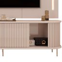 Ver imagem 4 de Rack para Sala Ripado com Painel para Tv 75 Pol Atlantis D05 Off White