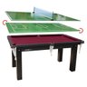 Mesa 3 X 1 Sinuca Bilhar Tm Botão 1.85 X 1.07 T Vinho - 1