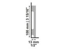 Ver imagem 2 de Rodape de Poliestireno 10cm Branco B105 Massa Escura Liso - Santa Luzia