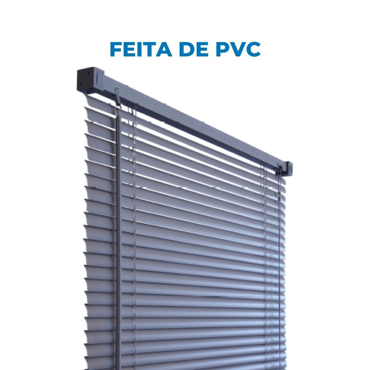 Persiana Horizontal Pvc Primafer 160x130cm - Cinza Escuro - 4