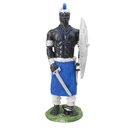 Ver imagem 1 de Escultura Orixá Ogum Azul em Resina 25 cm