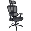Ver imagem 1 de Cadeira de Escritório Ergonômica Presidente Tela Mesh Kelter Preta V503