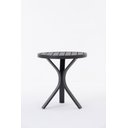 Ver imagem 1 de Mesa Lateral de Apoio Lia Toda em Aluminio Tampo Ripado
