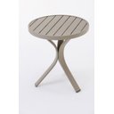 Ver imagem 5 de Mesa Lateral de Apoio Lia Toda em Aluminio Tampo Ripado