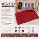 Ver imagem 4 de Toalha de Piso Shangri-La 80% Algodão 20% Poliéster 50x70cm 800g-m² Rosa Bene Casa
