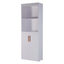 Ver imagem 3 de Livreiro Flex Multiuso Horizontal ou Vertical com 2 Portas:branco