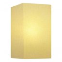Ver imagem 4 de Arandela Retangular Retro Vivare Md-2002 Cúpula em Tecido 25-16x10cm - Bivolt Algodão-crú 127-