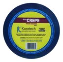 Ver imagem 1 de Kit 2 Fitas Crepe Azul Imobiliária 48mm X 50m Koretech - 200298