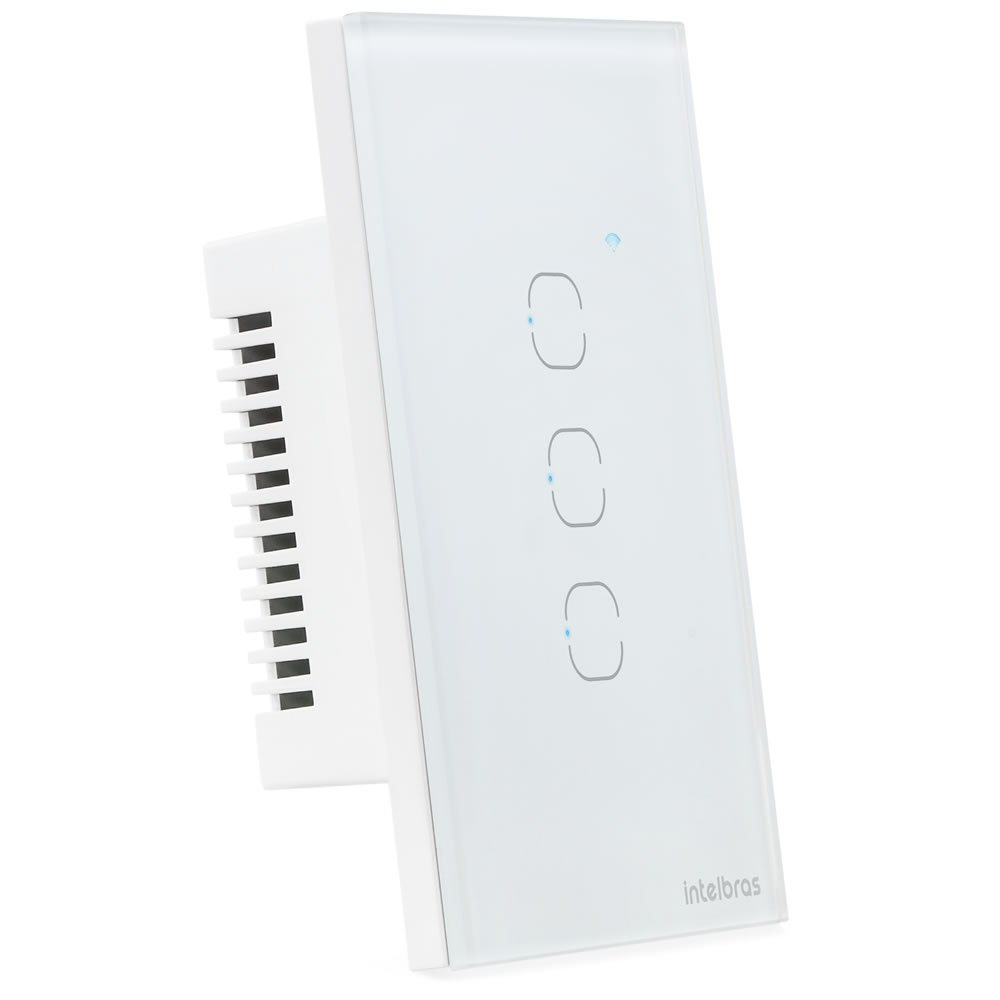 Interruptor Smart Wi-Fi Touch 3 Teclas EWS 1003 Branco Intelbras - 4