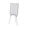 Cavalete Flip Chart Porta Bloco Com Quadro Branco MAGNÉTICO OFFICE STALO 9451 + BLOCO Flip Chart 50  - 2