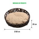 Ver imagem 3 de Cama Caminha Pet Chaise 60cm Futon Acquablock