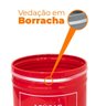 Pote para Açúcar em Metal Vermelho Redondo 1,65L - Casambiente - 3