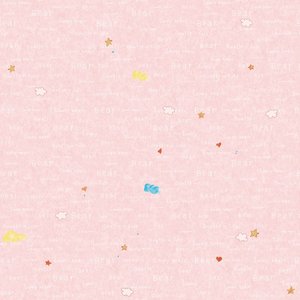 PAPEL DE PAREDE KANTAI HELLO KIDS - NUVENS E ESTRELAS ROSA