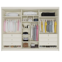 Ver imagem 2 de Guarda Roupa Casal Ripado 6 Portas 6 Gavetas - Potente-off White - Móveis Europa
