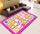 Ver imagem 2 de Tapete Infantil 1,00m X 1,40m Estampas Temáticas Quarto Kids Antiderrapante 100% Poliéster