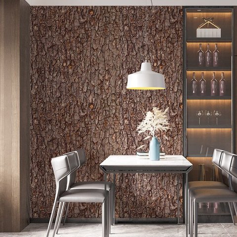 Papel de Parede Adesivo Casca de Árvore - 3,5m