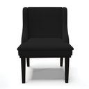 Ver imagem 3 de Kit 10 Cadeiras de Jantar Liz Linho Preto A79 Base Fixa Madeira Preto - D’Rossi