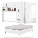 Ver imagem 1 de Guarda Roupa Casal Modulado Sevilha 5 e 2 Portas 8 Gavetas com Cama Casal Carioca Móveis