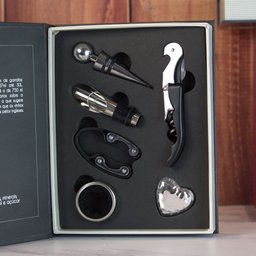 Kit com 5 Peças para Vinho Premium Wine - Mozão - 3