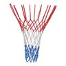 Kit Recreação com Bola de Basquete Oficial e Rede Americana 12 Alças Malha Grossa Fio 2mm + Fixador - 5
