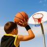 Kit Recreação com Bola de Basquete Oficial e Rede Americana 12 Alças Malha Grossa Fio 2mm + Fixador - 4