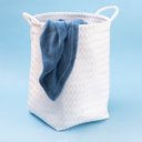 Ver mais imagens de Cesto Organizador Tramado Grande 40cm com Alças de Plástico - Oikos