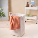 Ver imagem 6 de Cesto Organizador Tramado Grande 40cm com Alças de Plástico - Oikos