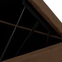 Ver imagem 5 de Base Box Baú Solteiro 88x188x35 Suede com Pistão a Gás - Marrom