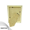 Ver imagem 3 de Kit 4 Porta Retrato 10x15 A6 Apoio Decorativo Moldura com Vidro Foto Decor:carvalho