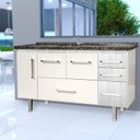 Ver imagem 1 de Gabinete para Cozinha 4 Gavetas 3 Portas New Life Móveis Bonatto