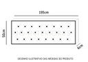 Ver imagem 3 de Cabeceira Para Cama King 195x50cm Marrom Com Botões Na Mesma Cor - Direto de Fábrica
