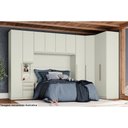 Ver imagem 4 de Modulado de Quarto Guarda Roupa Seletto MC08 C- 2 Portas Areia-Jequitibá - Henn