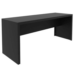 Mesa para Escritório Escrivaninha 180cm Me4185 Preto Tecnomobili para Estudos Computador