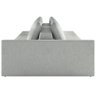 Sofá Ilha Modulado Milos 232cm Puff Lateral Linho Cinza G33 - Gran Belo - 3