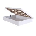 Ver imagem 4 de Cama Casal Flutuante 142,2cm com Box Baú para Armazenamento Cor:branco