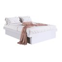 Ver imagem 3 de Cama Casal Flutuante 142,2cm com Box Baú para Armazenamento Cor:branco