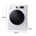 Ver imagem 4 de Lava e Seca Samsung WD11A 11Kg 3 em 1 Branca com Ecobubble e Lavagem a Seco WD11A4453BW 220v