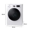 Lava e Seca Samsung WD11A 11Kg 3 em 1 Branca com Ecobubble e Lavagem a Seco WD11A4453BW 220v - 4