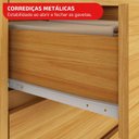 Ver imagem 6 de Guarda-Roupa Casal com Espelho 4 Portas 6 Gavetas Mônaco Cinamon/Off White