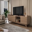 Ver imagem 2 de Rack para Tv até 75'' com 3 Portas 200cm John - Natural