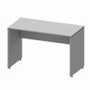 Ver imagem 6 de Mesa Escrivaninha Retangular Escritório Pé Painel Passa Cabos F5 Office 120cm Cinza
