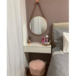 Penteadeira Suspensa/porta Maquiagem com Divisória 60cm - 2
