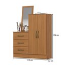 Ver imagem 4 de Cômoda Sapateira 2 Portas 3 Gavetas Cinamomo B700 - Henn