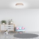 Ver imagem 2 de LUMINÁRIA PLAFON MOON MED 40CM 3 LAMP E27 CREME KENYA - 1106 MED KEN