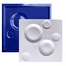 Forma 3D Gesso e Cimento ABS 1mm - Luas 32x32 cm - 1